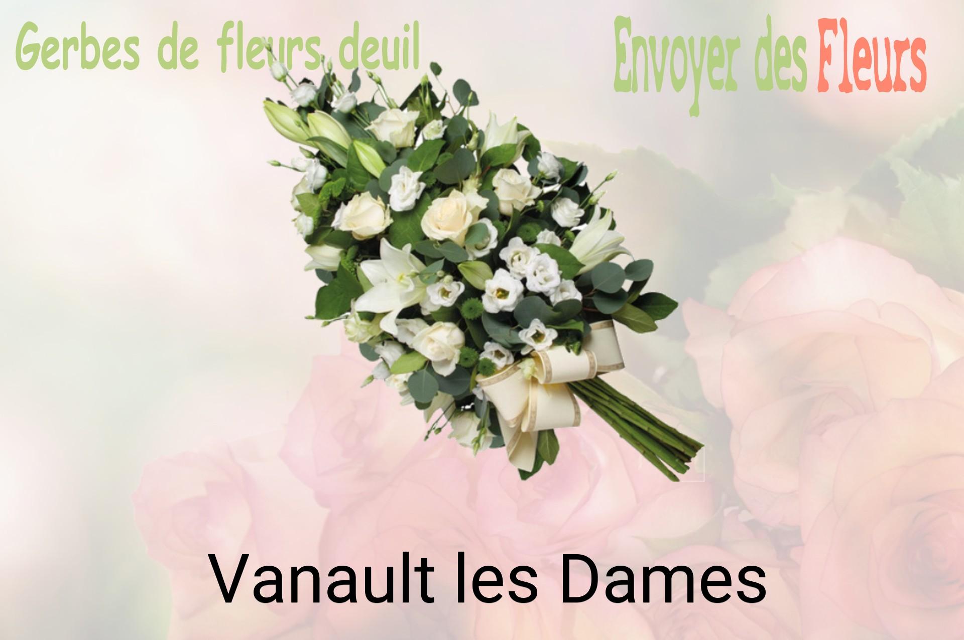 Gerbe de fleurs de deuil livrée à Vanault-les-Dames
